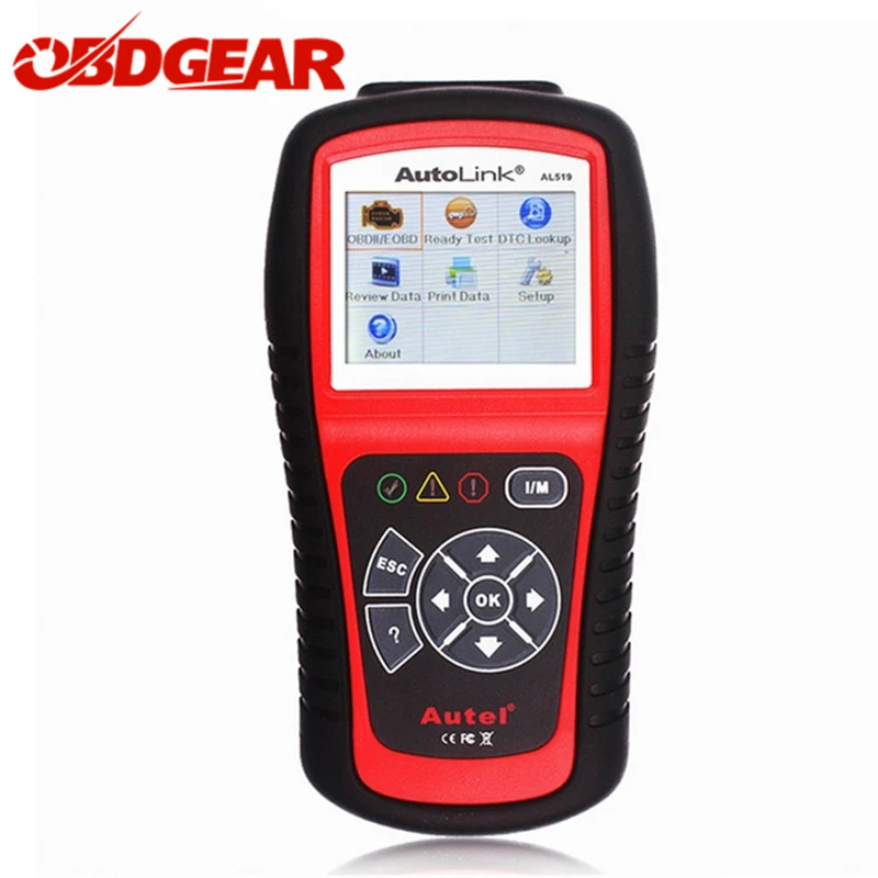 Autel Автоссылка AL519 Авто сканер OBD2 EOBD автомобиль код читателя автомобильный