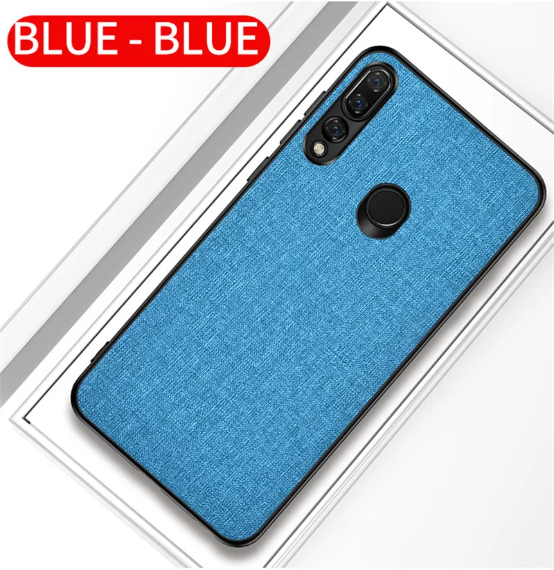 Тонкий тканевый в деловом стиле чехол для huawei P Smart Z из матового поликарбоната для huawei Y9 Prime чехол для телефона противоударный чехол