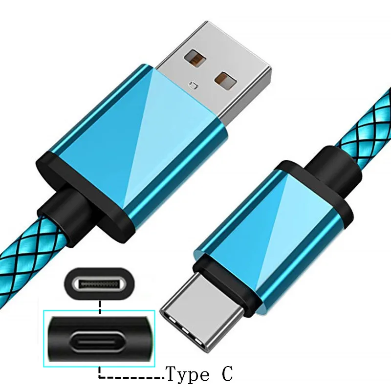 Зарядный кабель USB Type C для Samsung A50 A70 A30 Xiaomi Mi 9 8 A3 A2 K20 Redmi Not 7 pro Pocophone F1|Кабели