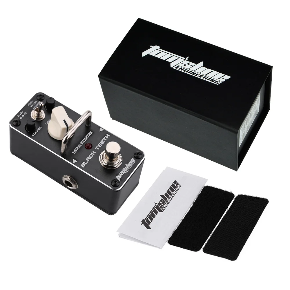 Арома ABT-3 черные зубы винтажные искажения педаль эффектов для электрогитары мини