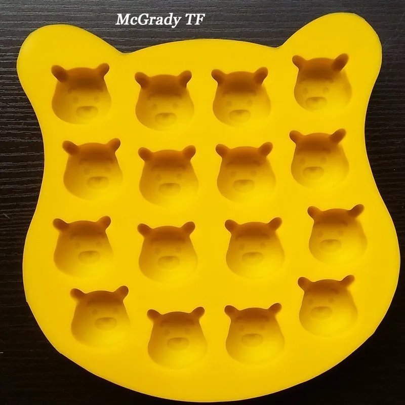 1 шт. милые Мышь котенок енот силиконовые формы для торта декоративные кремниевой