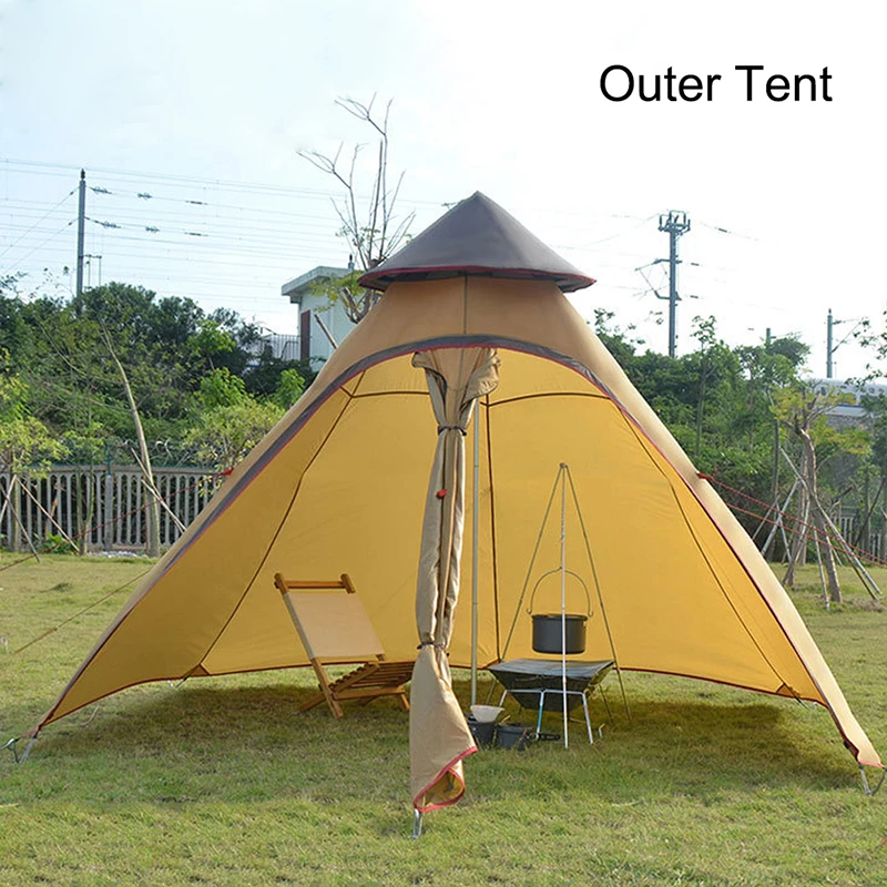 Ветрозащитная палатка противопожарная Водонепроницаемая с двойной прослойкой