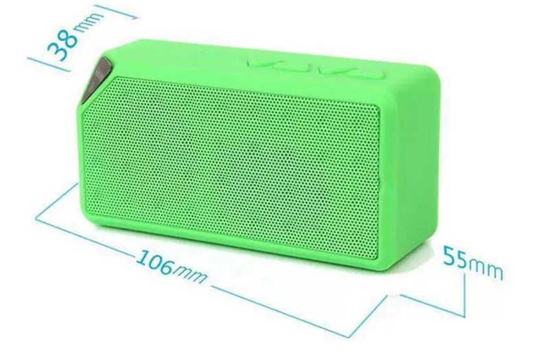 Портативный мини Bluetooth динамик беспроводная музыкальная звуковая коробка сабвуфер громкий динамик s с микрофоном для телефона Поддержка TF USB FM радио