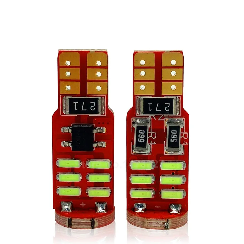 Тип СВЕТОДИОДА направленного света CNSUNNYLIGHT-CAN-BUS T10 W5W 4014 15SMD SMD СВЕТОДИОДНЫЙ высокое Мощность автомобильный клиновидный фонари Габаритные светодиодные лампы AC/DC 12V автомобильный Стайлинг