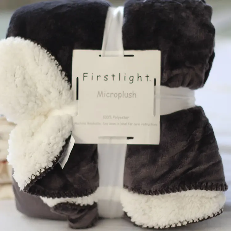 004 Firstlight Малый вязать плед фланель, Флисовое одеяло 2 слоя Манта borrego одеяло на искусственном меху для на диван/кровать высокого качества Мягкая throw - Цвет: 004