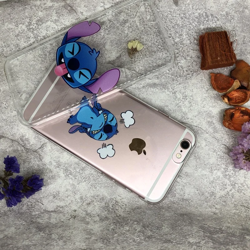 Чехол для iphone x 7 8 funda stitch роскошный силиконовый чехол Plus 6 6s 5 5S se carcasa capinha |