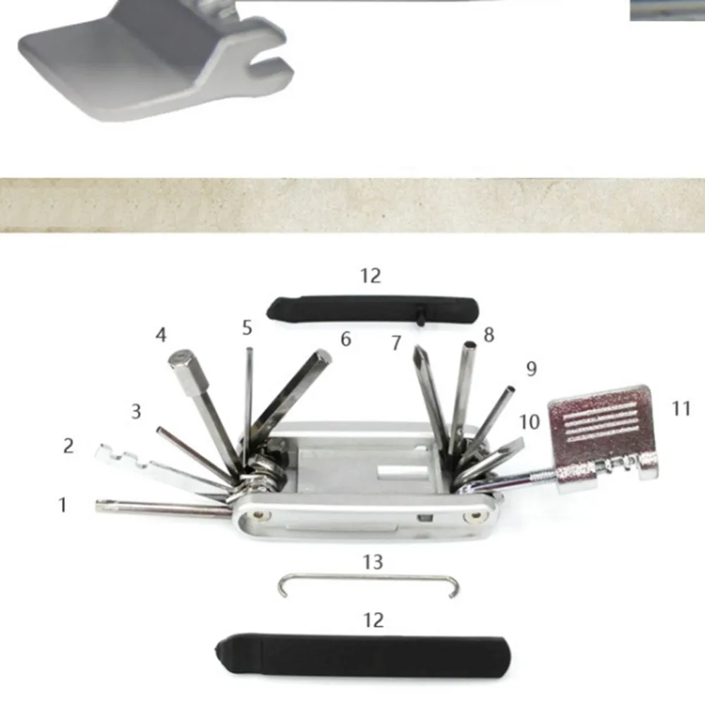 Многофункциональный 13 в 1 Набор прецизионных стальных инструментов для