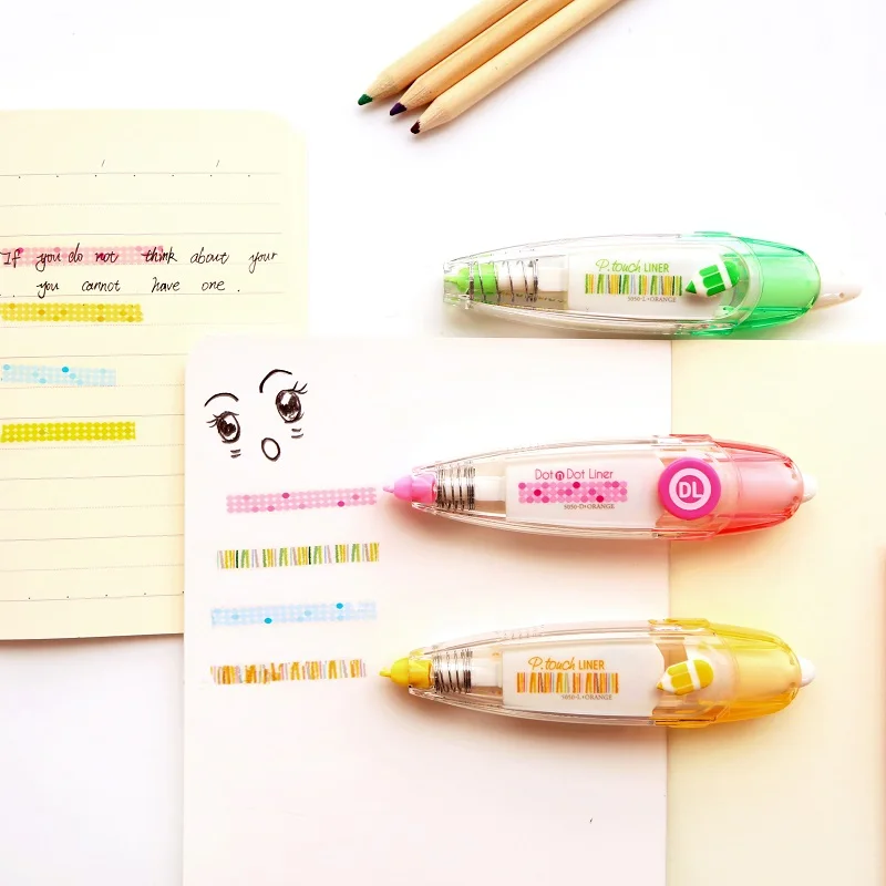 Декоративная лента для маркировки кружевная Корректирующая макарон