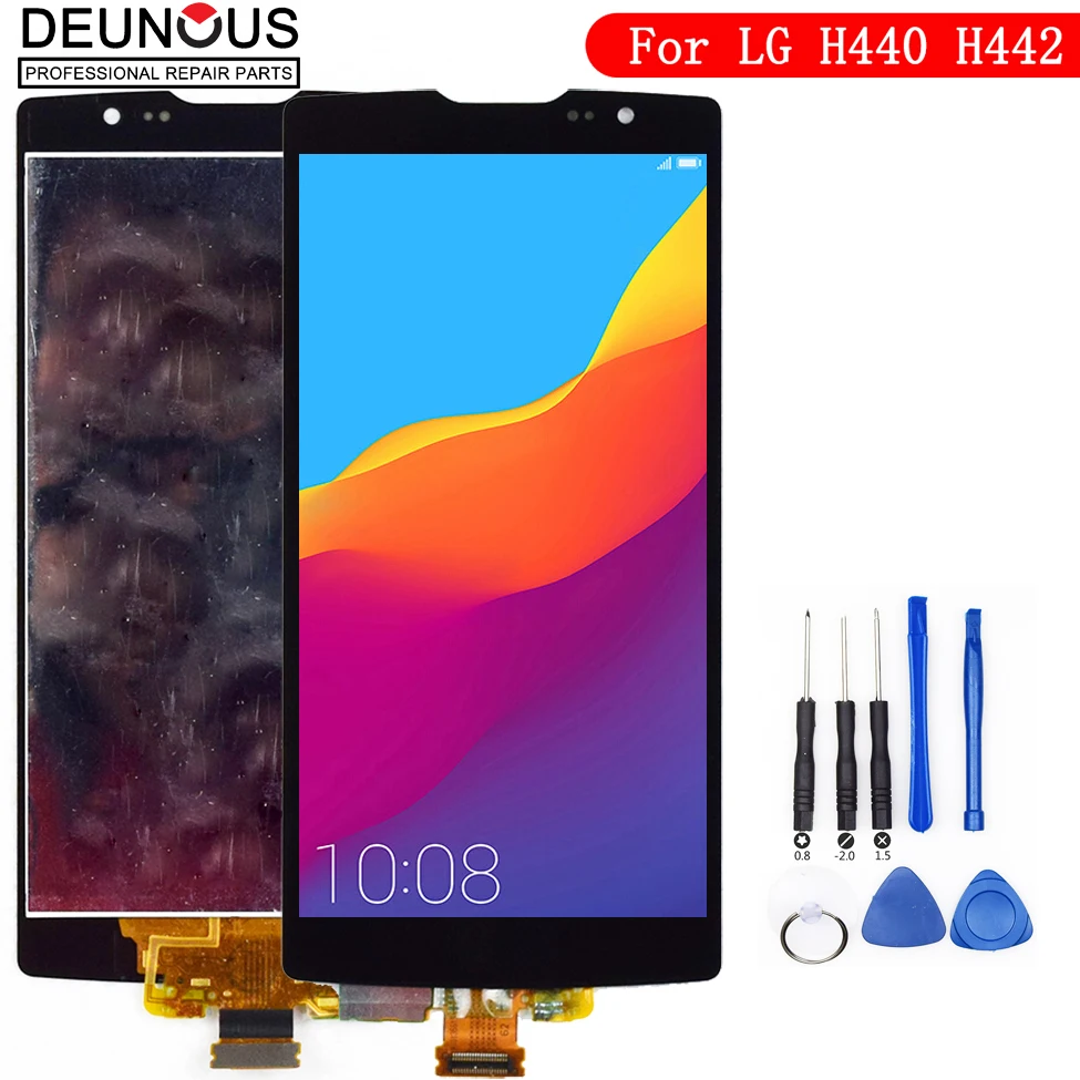 Оригинальный ЖК дисплей 4 7 дюйма 3G 4G LTE для LG Spirit H440 H442 сенсорный экран с рамкой H422