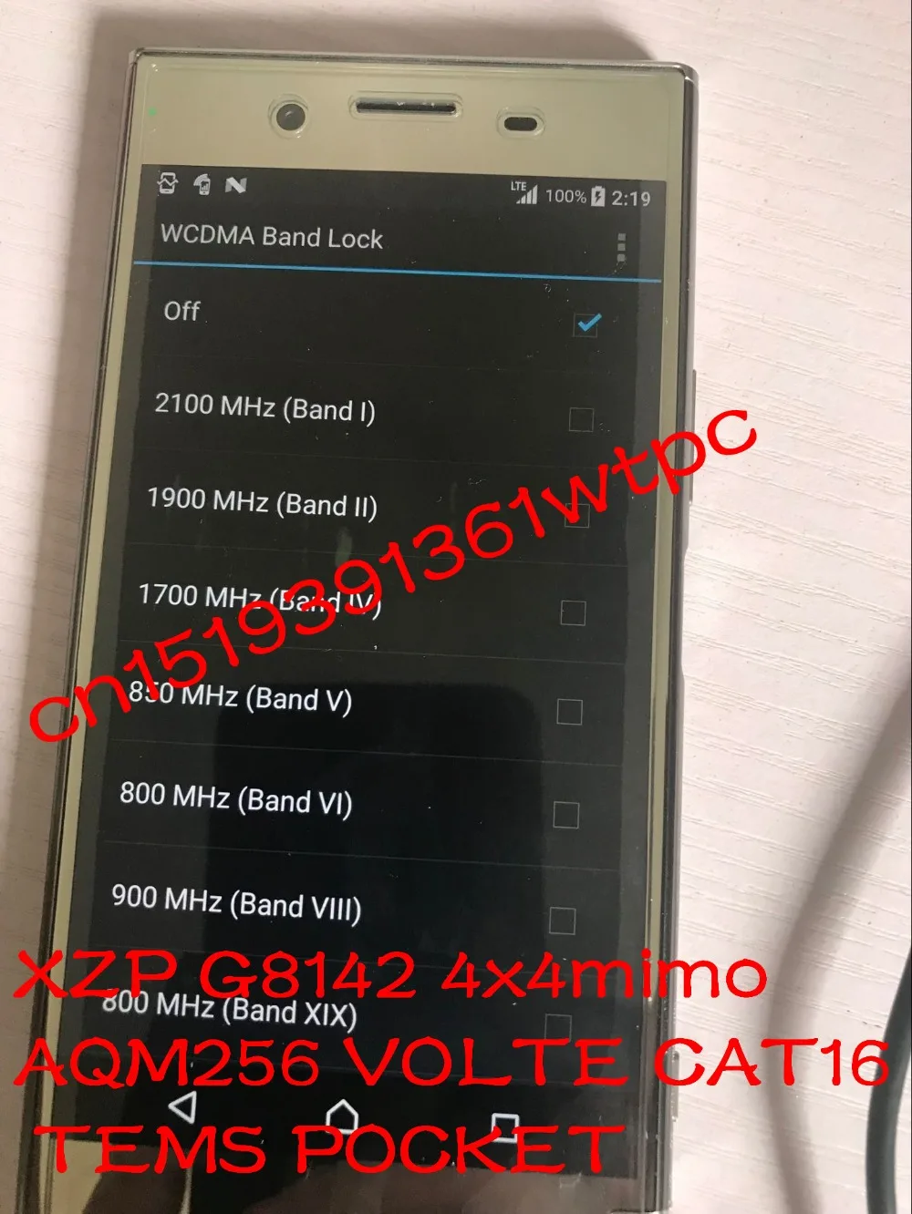 DHL+ идеальная стабильная Лицензия+ XZP G8141 Tems pocket17.2+ VOLTE+ 4x4MIMO+ 256QAM+ 3CC+ 4CC тестирование
