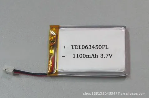 XH2.0 литий полимерная аккумуляторная батарея 3 7 в 063450 603450 Литий 1100 мАч (Размер: 6*34*50