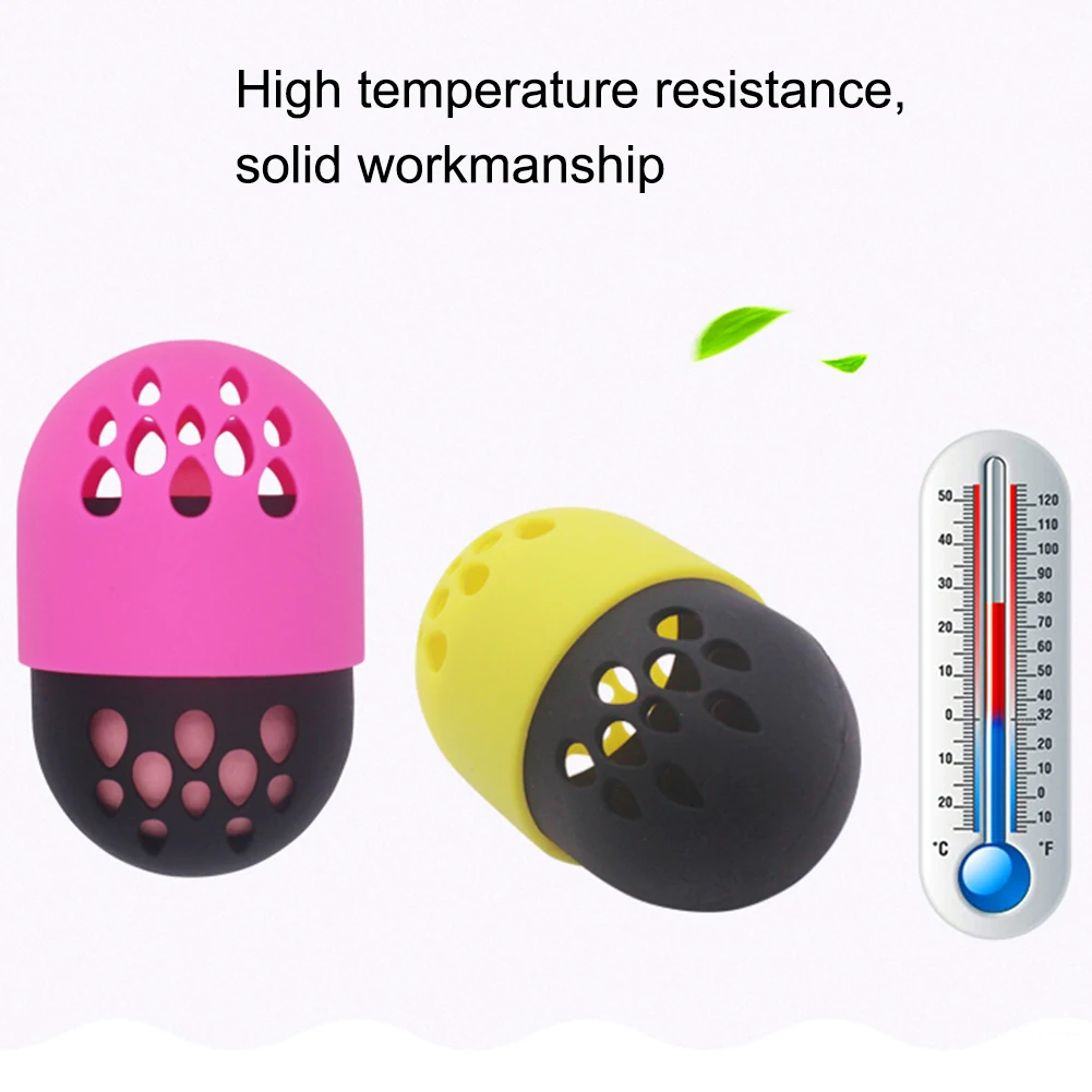 5 цветов милый косметический держатель для пудры спонж яиц полка выкладки