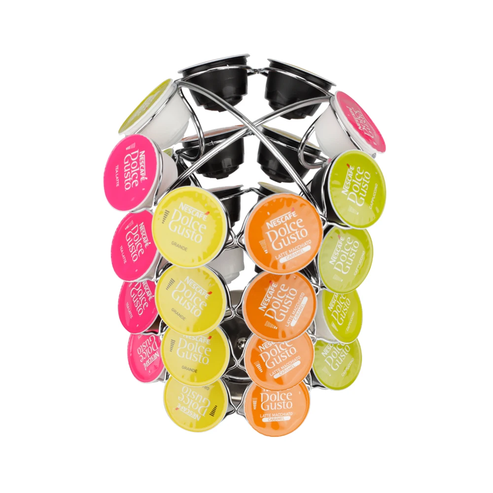 RECAPS Capsule Pod держатель вращающийся на 360 градусов для магазинов 32 шт.. Dolcegusto капсулы