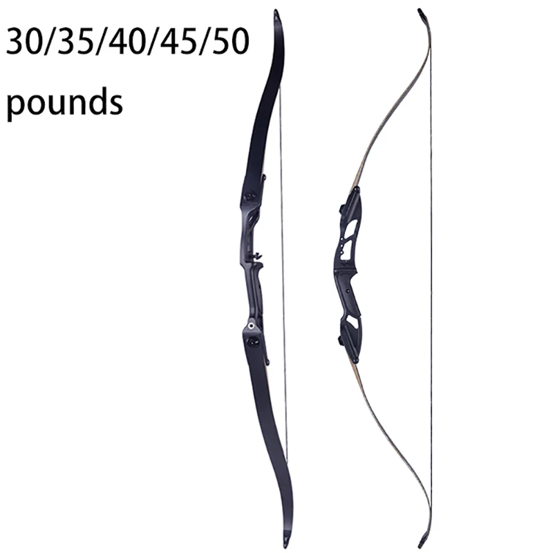 

56 inches American Hunting Bow 30-50lbs Draw Weight Takedown Recurve Bow Powerful Hunting Archery Bow Right Hand Adult Archer