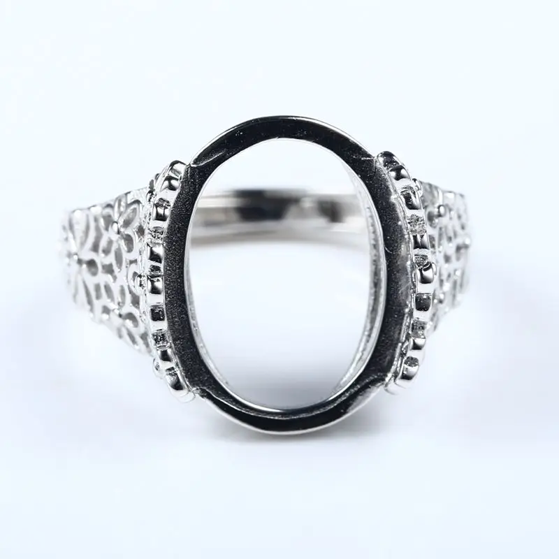 Женское кольцо с овальным кабошоном 12x15 мм|Кольца| |