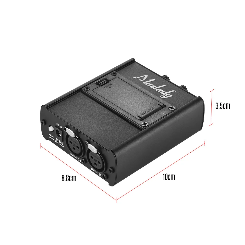 Muslady персональный In ear Monitor наушники усилитель для наушников Amp с входами XLR 3 5 мм