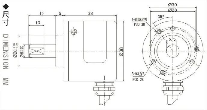 Free Shippin Incremental optical rotary encoder ZSP3806 600 pulse lines ABZ phase 5-24V | Обустройство дома