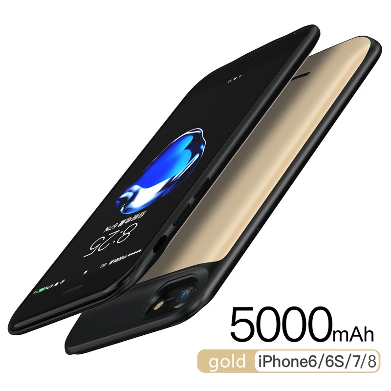 For iPhone 6 6S 7 8 Чехлы для зарядного устройства для iPhone 6 6s 7 8 Plus 2600/7500 mAh Чехол для внешнего зарядного устройства - Цвет: For iPhone 6 6S 7 8