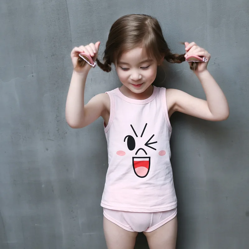 Скидка 2016 мода лето новорожденных девочек мультфильм выражение печати хлопок