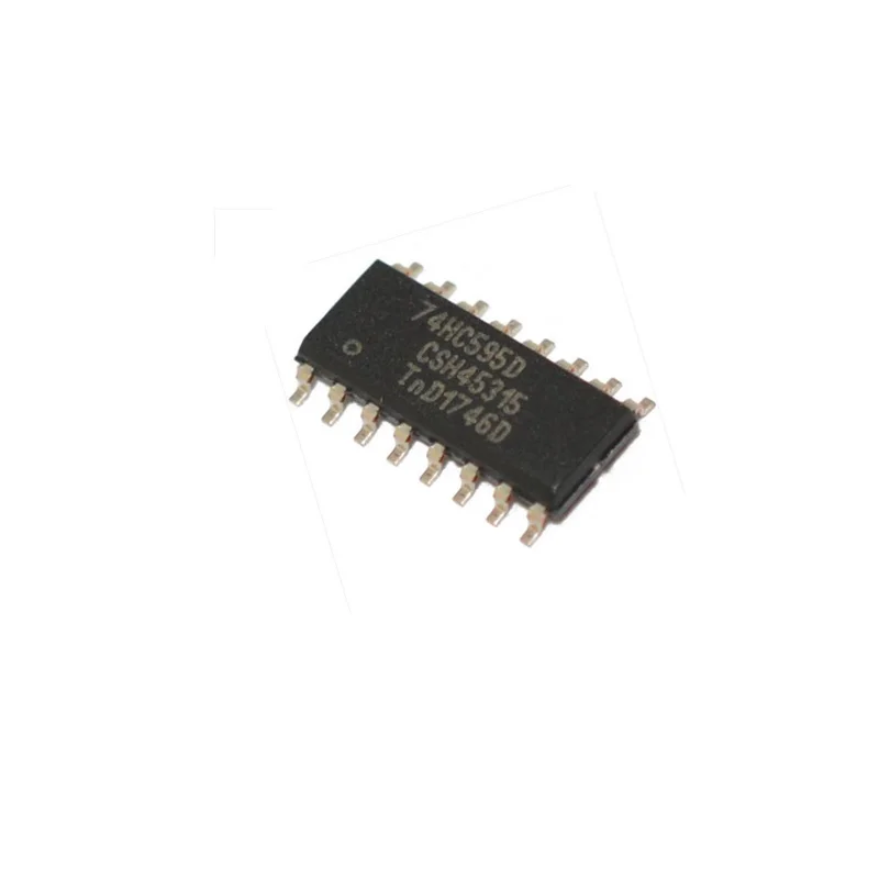 100 шт./лот SMD 74HC595D 74HC595 8 битный SOP 16 Logic IC 74 серии|Интегральные схемы| |