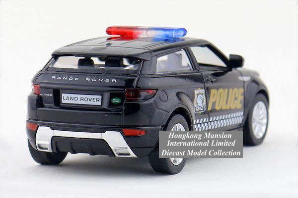 1:36 Масштаб Литой Сплав литья под давлением для полицейской машины модель Range Rover