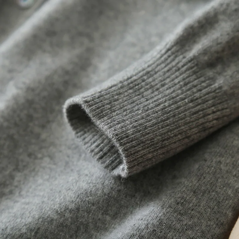 Women Jackets 100% Cashmere and Wool Knitting Cardigans Ladies Vneck Long Cardigan 6colors Woman Clothes Girl Tops Soft Sweaters |
