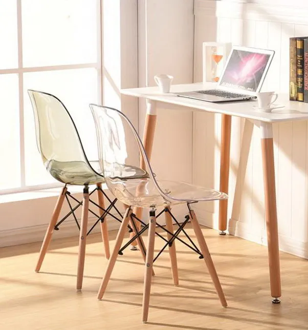 Прозрачный акриловый Поликарбонат современный обеденный столик очистки дыма