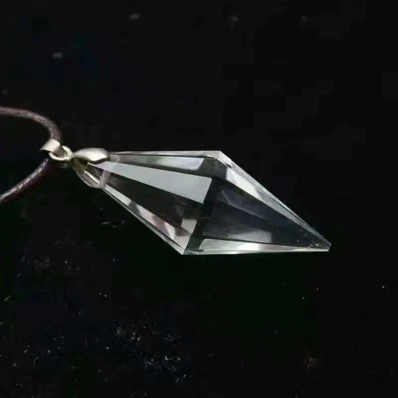 Новые Подвески из натурального прозрачного белого кристалла для украшения