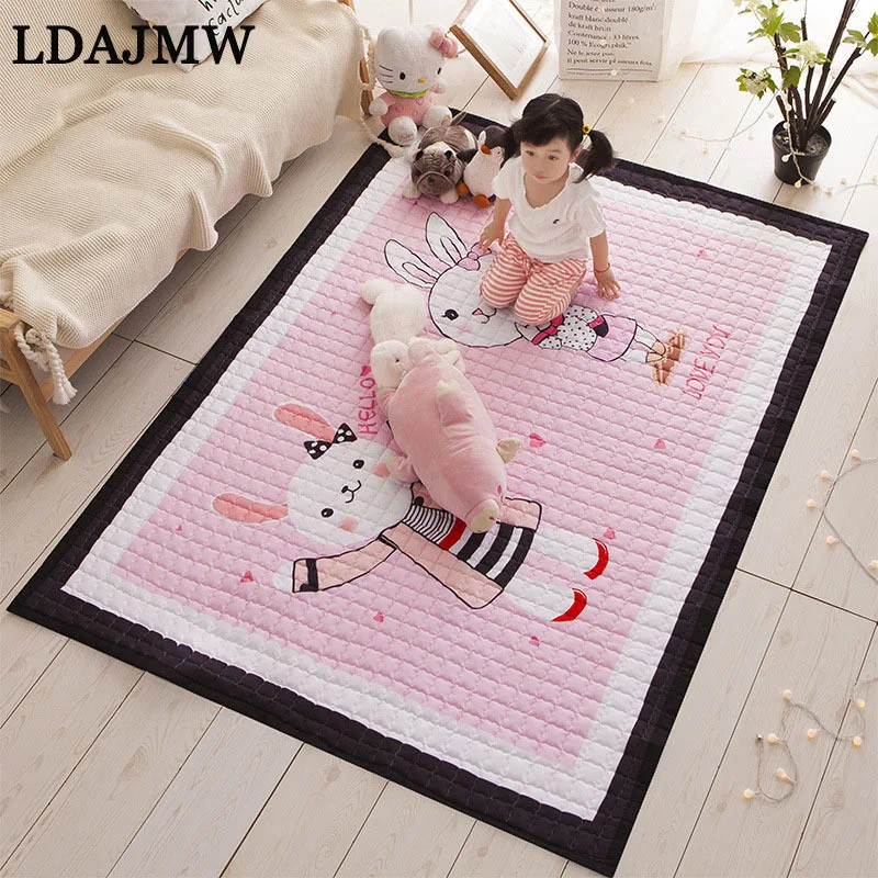 LDAJMW скандинавский ковер с рисунком спальня гостиная матрас детская комната