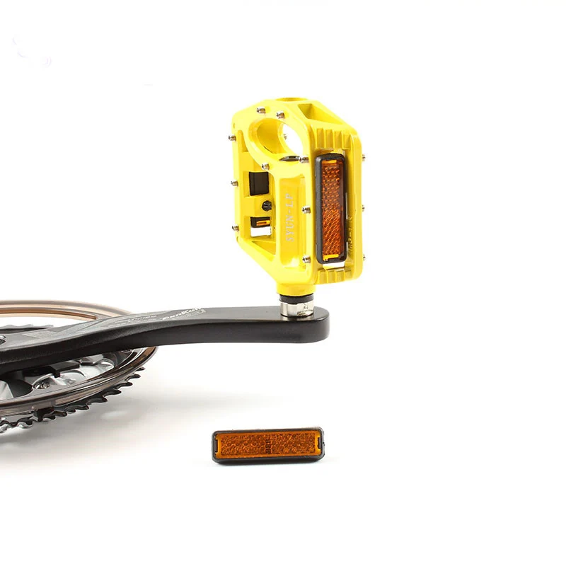 2 шт./лот дорожный горный велосипед желтая легкая педаль отражатели прочные