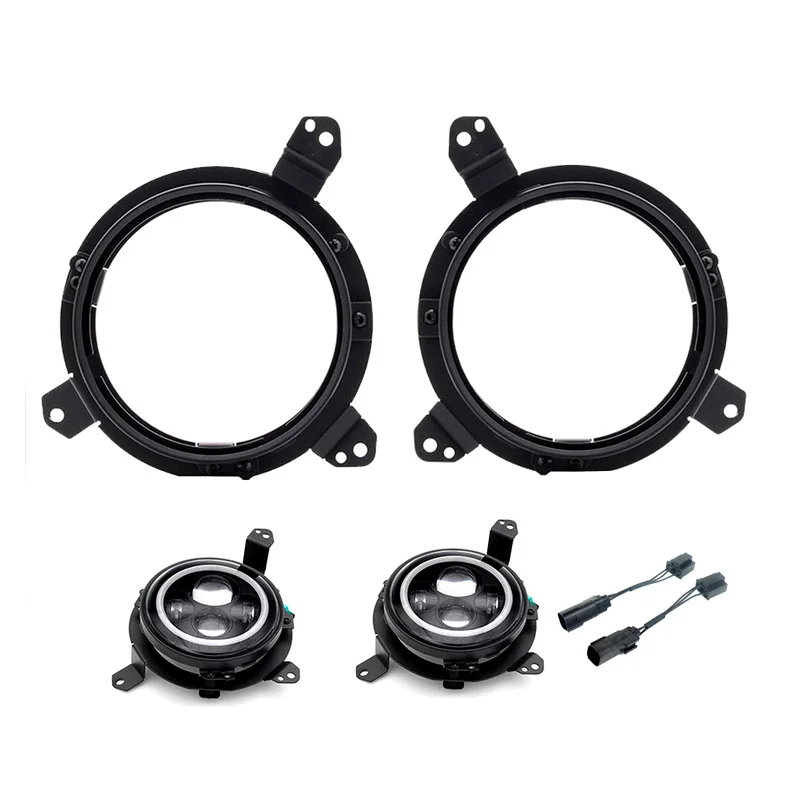 FADUIES 2 шт. 9 дюймов черного цвета с круглым носком 7 ''фар монтажные кронштейны