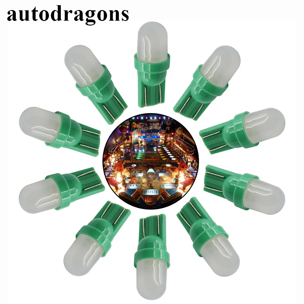 100 шт./упаковка светодиодные лампы для пинбола W5W 555 ac 6 3 В в|led pinball|pinball ledpinball led bulbs |