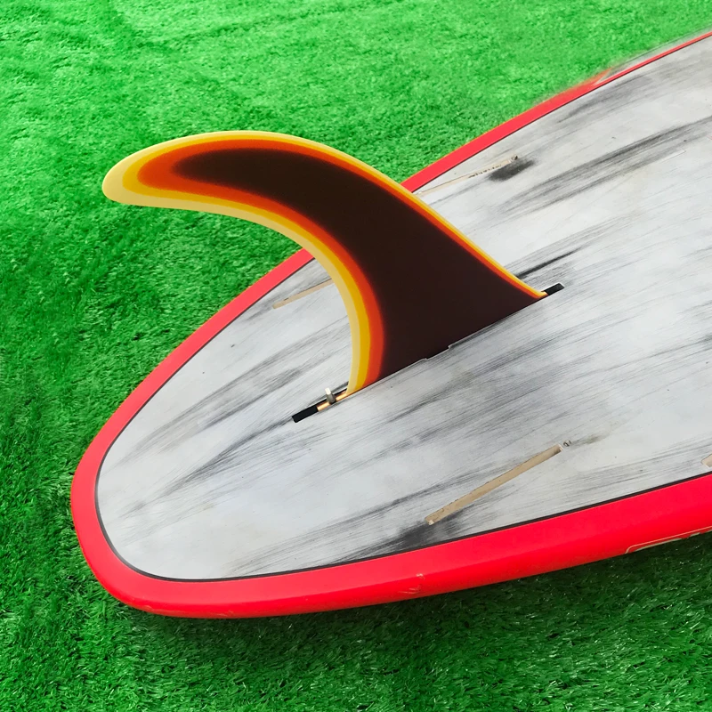 Многоцветный надувной мат для водной йоги Longboard Fin Fututre для серфинга