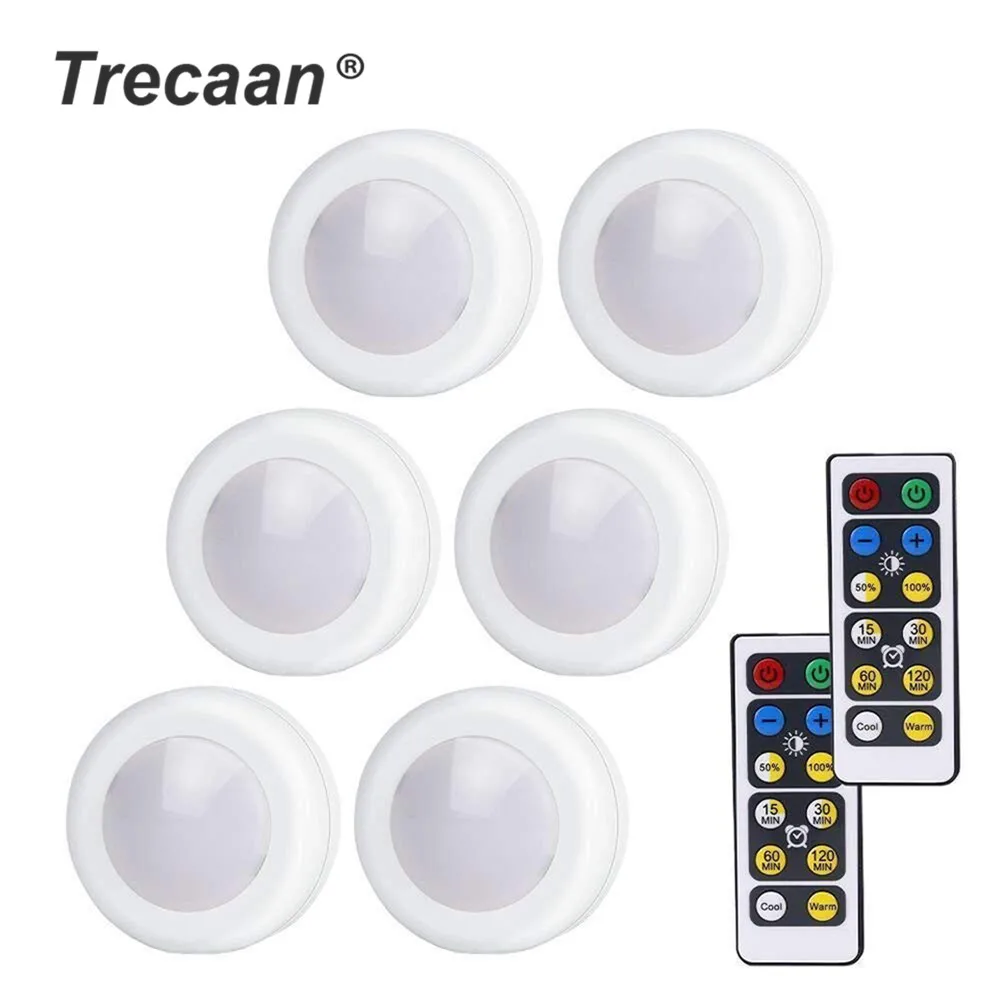 

LED Cabinet Light Wireless Portable Touch Sensor & Remote Controller Under Cabinet Lights For Kitchen Wardrobe Study
