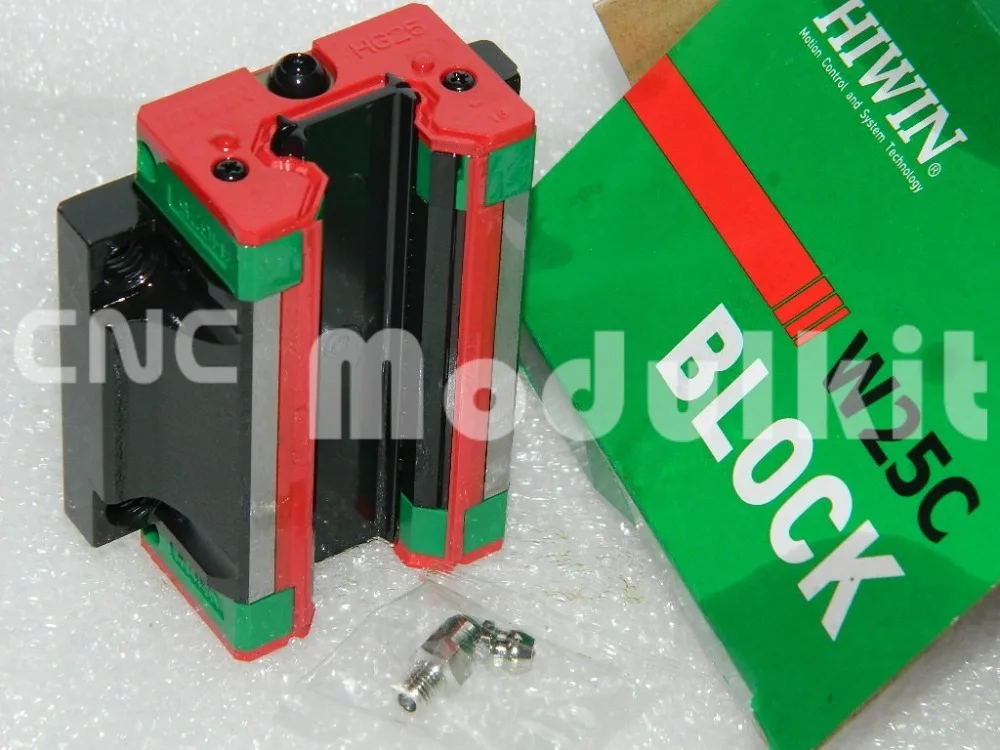 Блок HGH25 оригинальный Тайвань HIWIN HGW25 CNC линейный подшипник с фланцем HGW25CA линейная