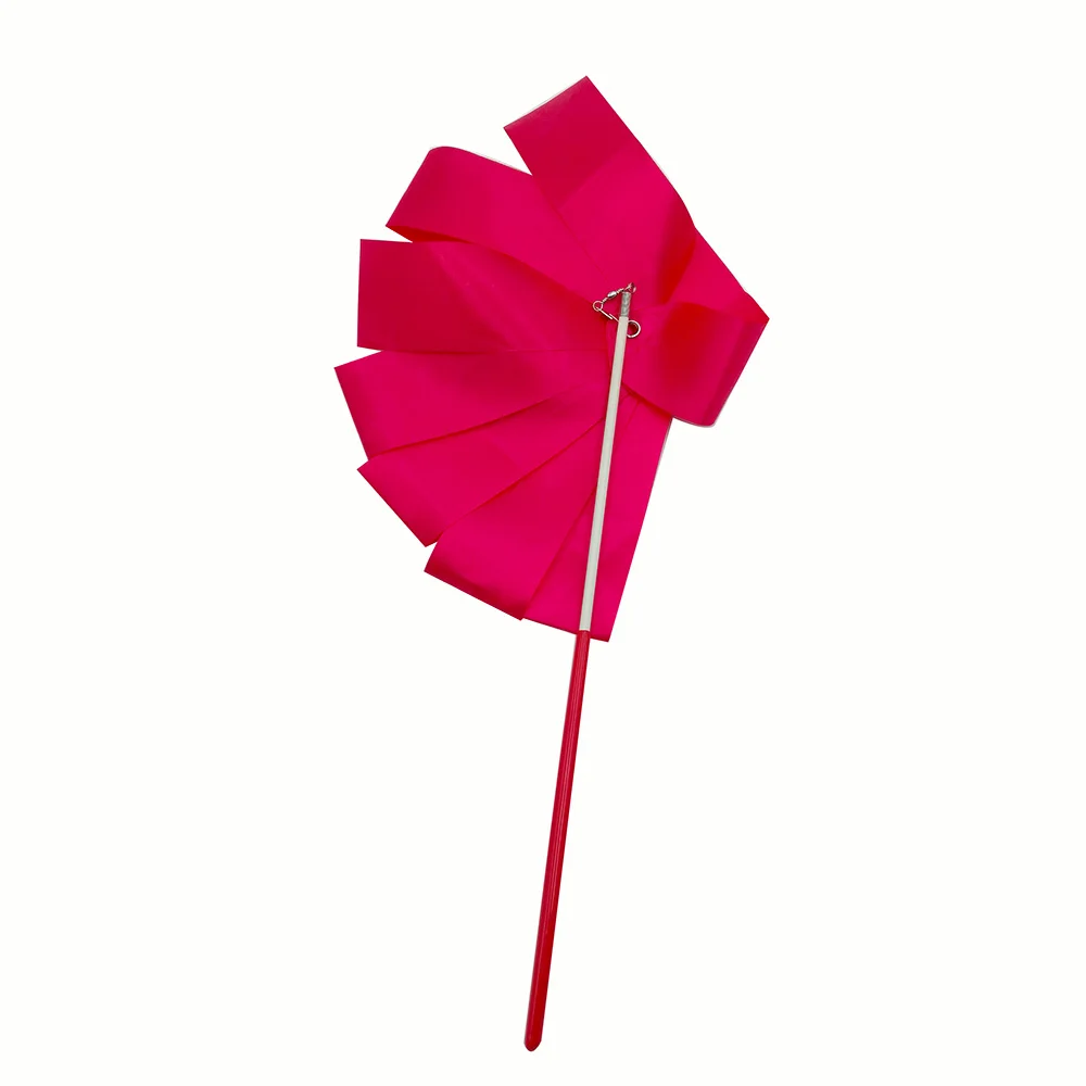 red Красочная лента для занятий в тренажерном зале, художественная гимнастика, балетная лента для занятий спортом 2 м/4M - Цвет: red