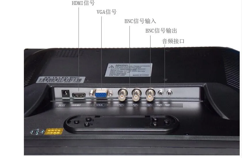 Гарантия 1 год новый запас 15-дюймовый 1024*768 * VGA 3 BNC HDMI DC 12В вход CCTV монитор для