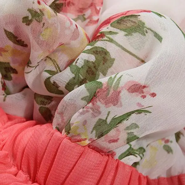 Chiffon Sundress Women Flower Sleeveless Mini Jumper Dress Pink lovely women summer dresses | Женская одежда