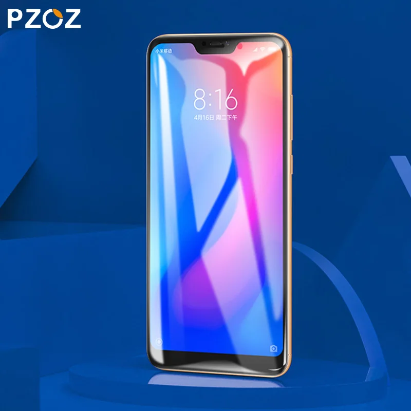 PZOZ Xiao mi Pocophone F1 glass mi 2 2S 5X A2 lite glass Red mi Note 5 6 7 K20 Pro 4X5 Plus 7A закаленное стекло Полное покрытие экрана