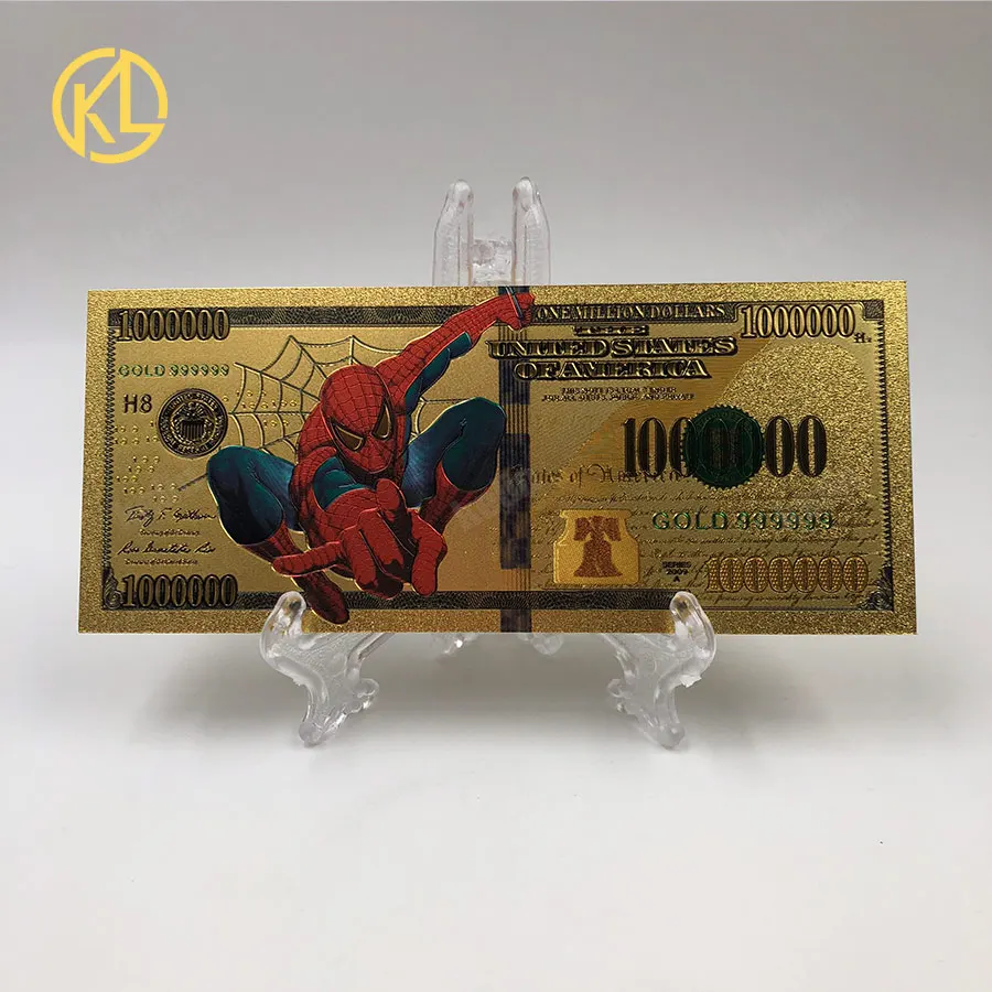 Подарочные идеи для детей 1000000 долларов США Красочные золотые банкноты