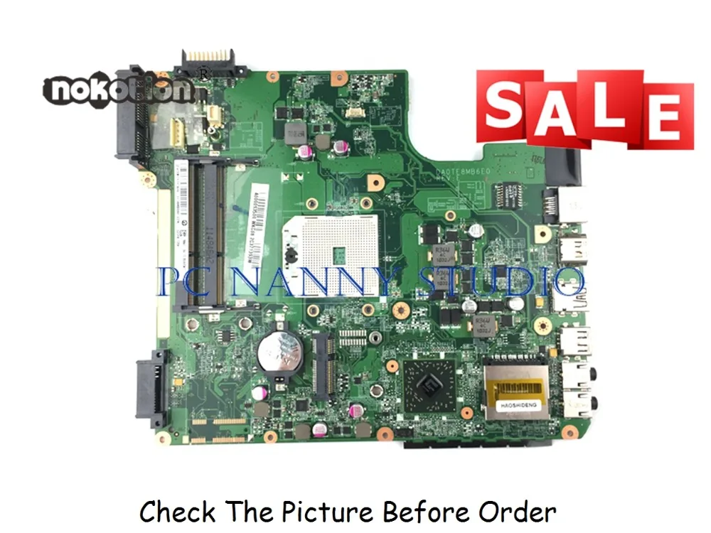

PCNANNY A000093500 DA0TE8MB6E0 для ноутбука Toshiba Satellite L745D, материнская плата DDR3 для ноутбука, протестированная материнская плата