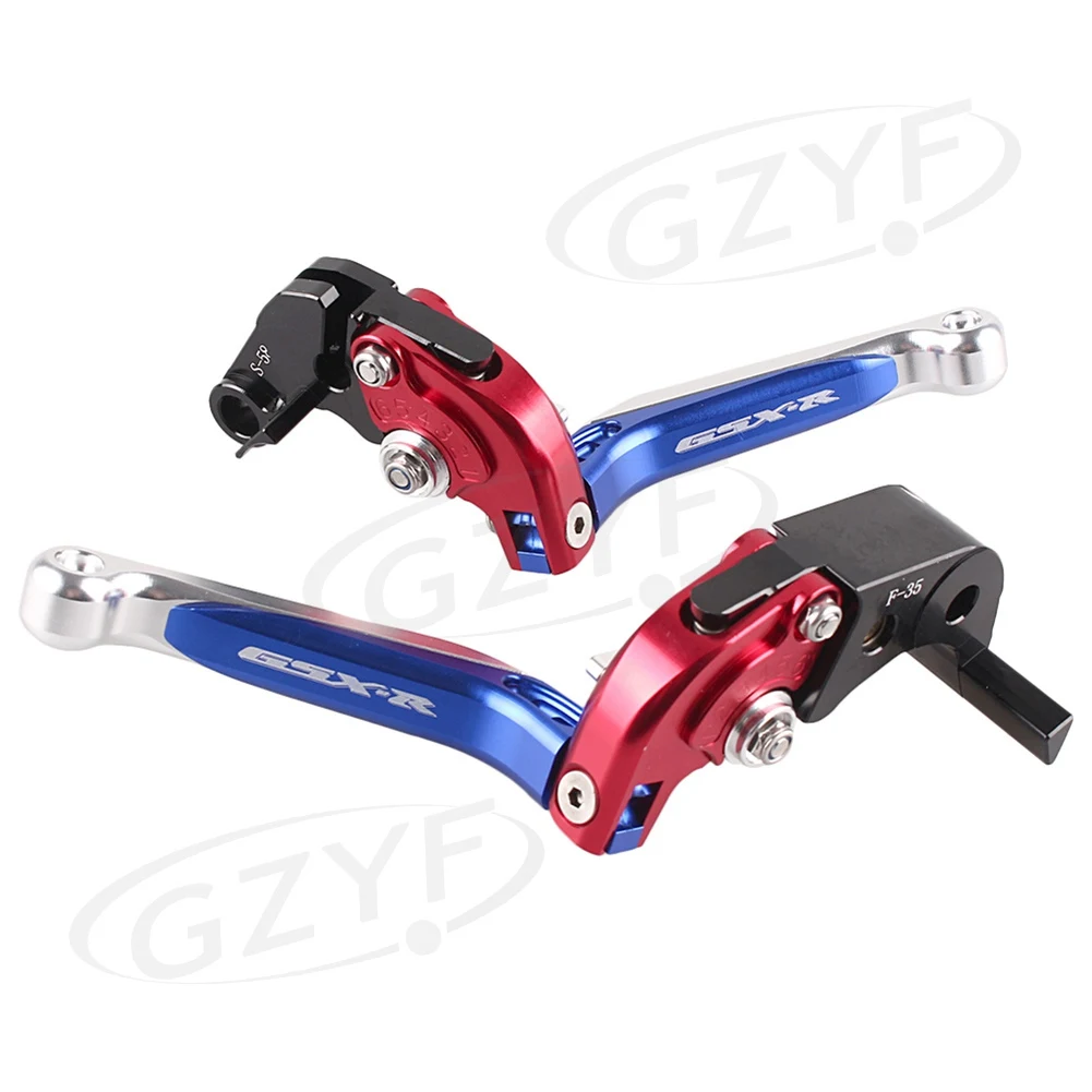 Тормозные рычаги для SUZUKI GSXR 600 750 1997 2003 K1 & GSXR1000 2001 2002 2004 K3 CNC Регулируемая Складная