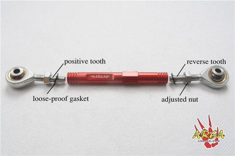 Тяговая тяга с нулевым зазором для радиоуправляемой площади Алюминиевая версия