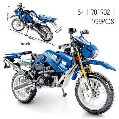 no original box Technic мотоцикл Decool 3354 378 шт Technik скоростной гоночный мотоцикл Harley; транспортное средство Набор строительных блоков - Цвет: no original box