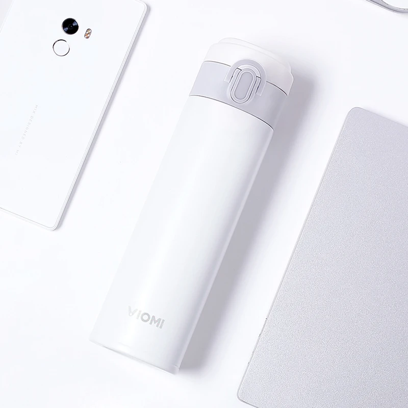Xiaomi Mijia VIOMI термос 316 нержавеющая сталь чашка одна рука на/закрыть колбу бутылка
