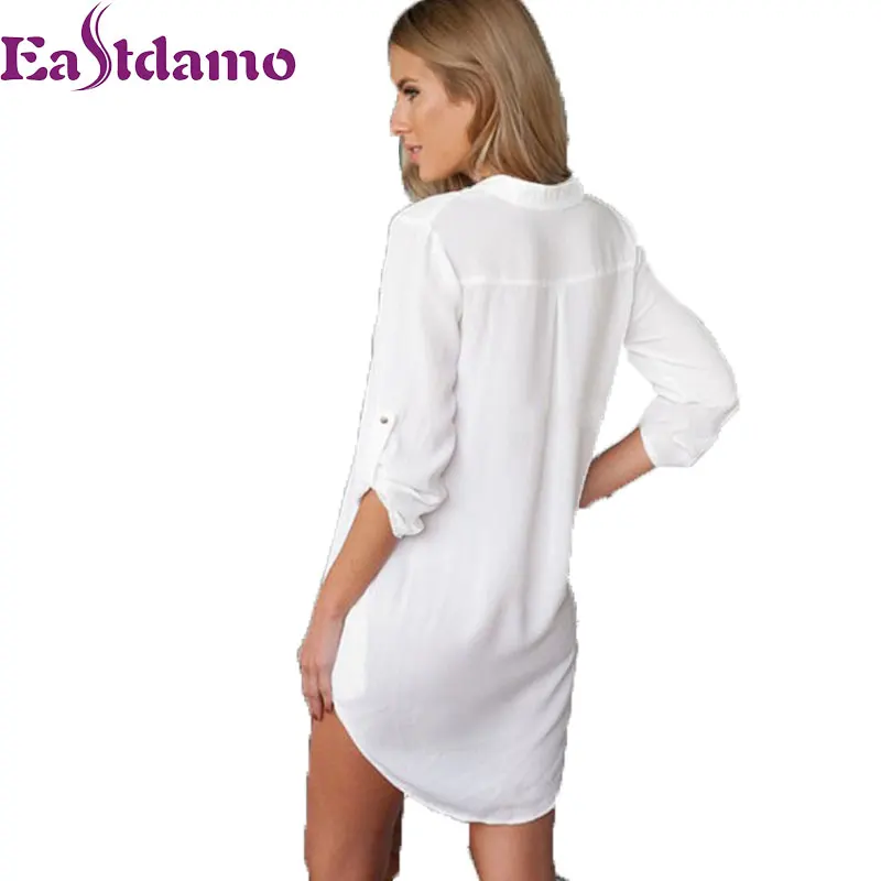 Женская шифоновая Сексуальная футболка с v-образным вырезом ночные рубашки плюс