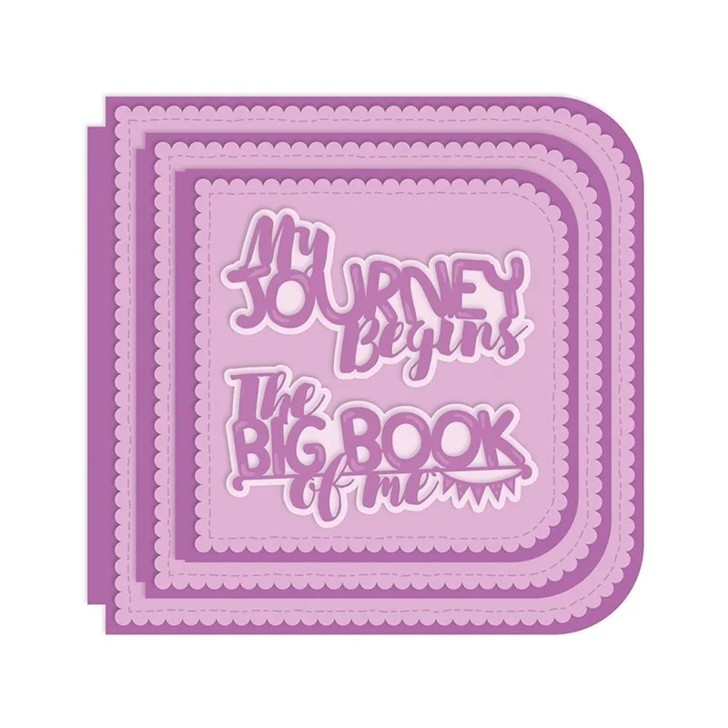 The big book of me слова цветы D образная рамка металлические режущие штампы для детской