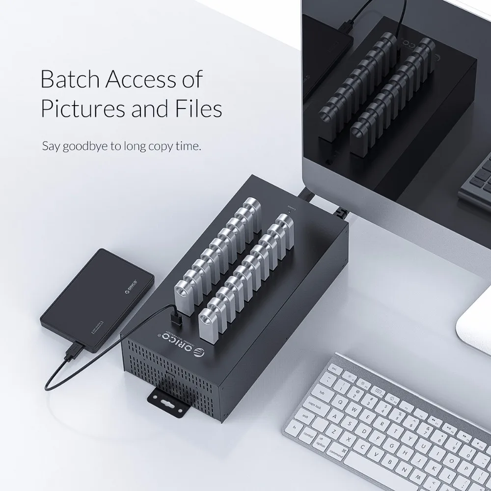ORICO IH20P usb-хаб 20 usb портов промышленный USB2.0 концентратор USB разветвитель с 2 моделями передачи данных или USB зарядное устройство