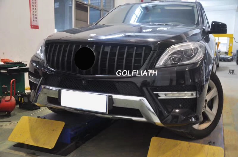 Для Mercedes Benz ML Class W166 GT R решетка Передняя решетка для ML класс ML250 ML300 ML320 ML350 ml400 ML450 2012