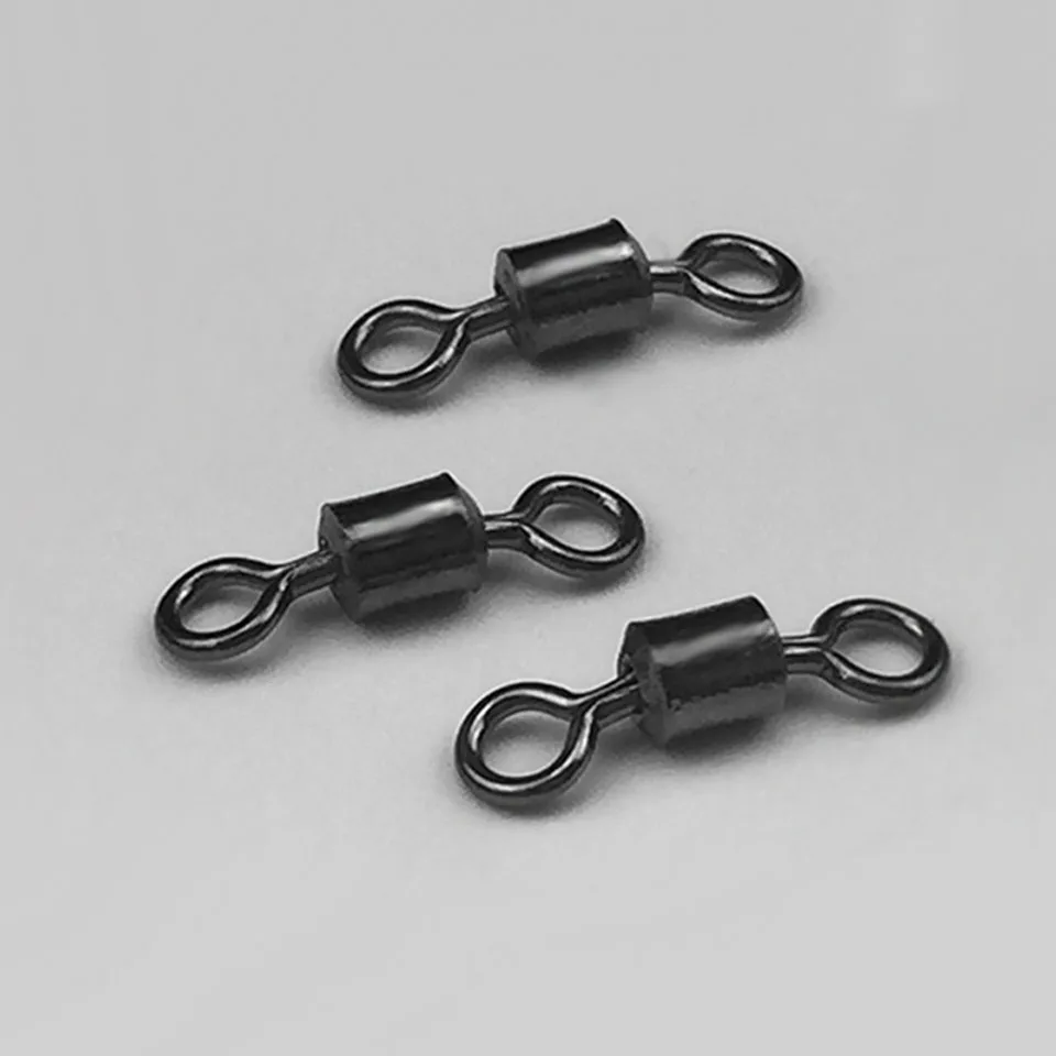 

WALK FISH 50PCS/Lot Fishing Swivels 1# 4# 6# 8# 10# 12# Rolling Swivel Connector For Fishing hooks Fishing Tackle Accessorie